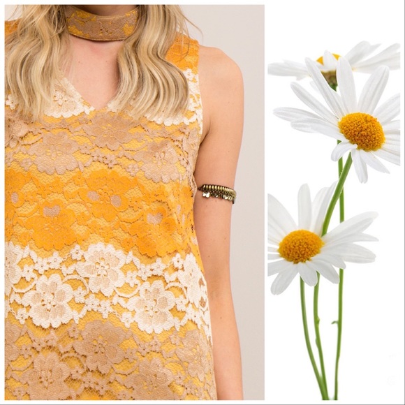 Entro Boho Mod Vintage Style 70's Lace Dress - Picture 4 of 7